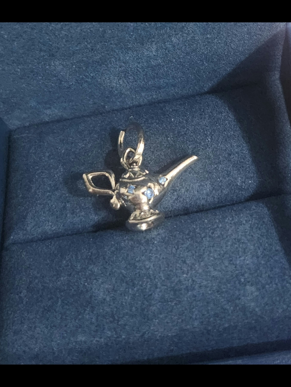 Silver Genie Lamp Charm S925